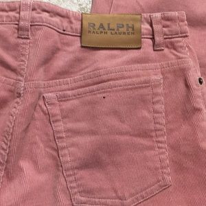 Ralph Lauren Pink corduroy jeans !BRAND NEW!